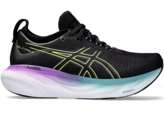 Asics Gel Nimbus 25 Lady Black/Glow Yellow