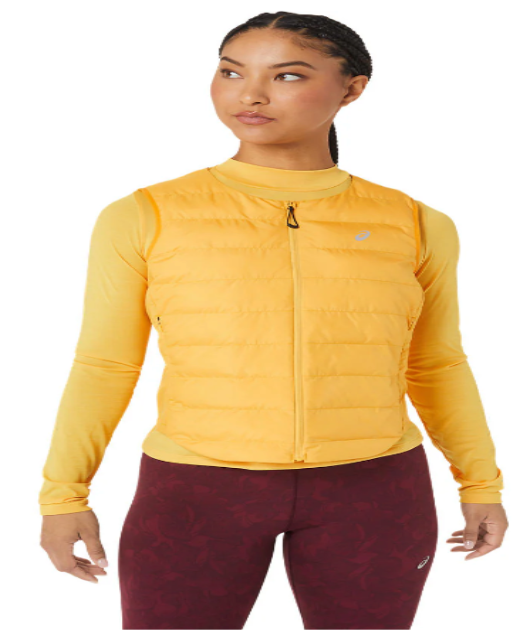 Asics Padded Run Vest Lady Tiger Yellow